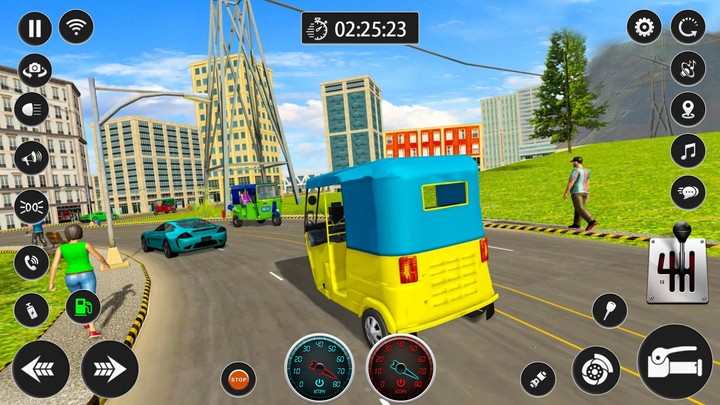 Passenger Rickshaw Driver Game screenshot image 5_Popularmodapk.com
