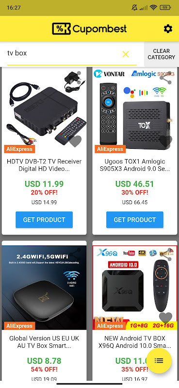 Aliexpress Gearbest Coupons Discounts Cupombest screenshot image 3_Popularmodapk.com