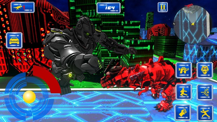 Gorilla Dino Robot Transform screenshot image 3_Popularmodapk.com