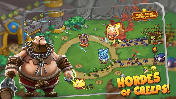 Hero Legend Tower Defense Game screenshot image 5_Popularmodapk.com