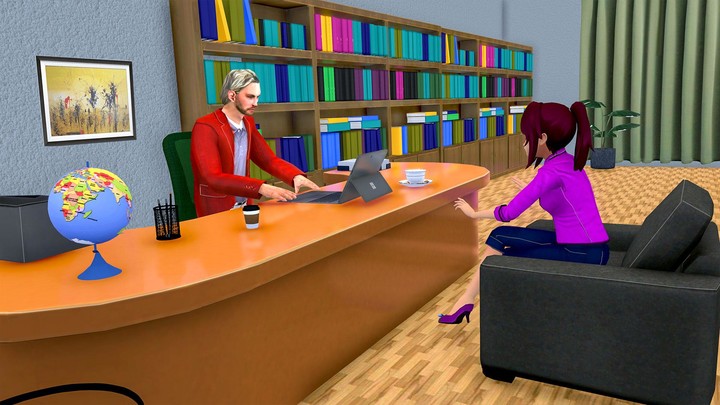 Anime High School Teacher Sim screenshot image 1_Popularmodapk.com