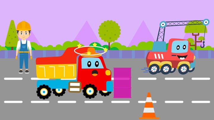 Digger Trucks Kid Construction screenshot image 5_Popularmodapk.com