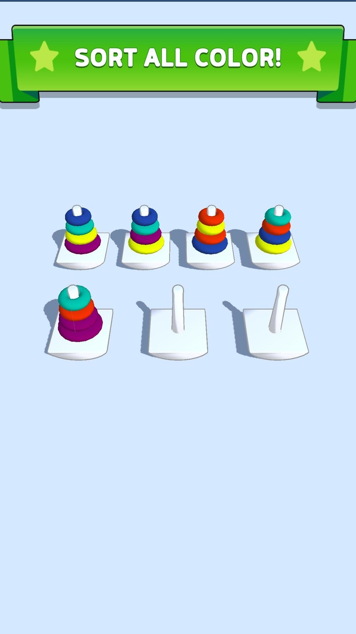 Color Toy Sorting - Hoop Stack screenshot image 2_Popularmodapk.com