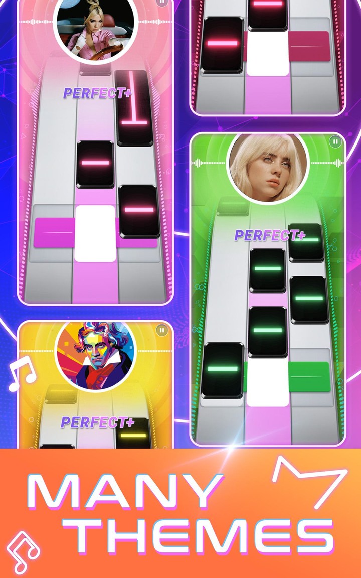 Beat Tiles: Music Game screenshot image 1_Popularmodapk.com