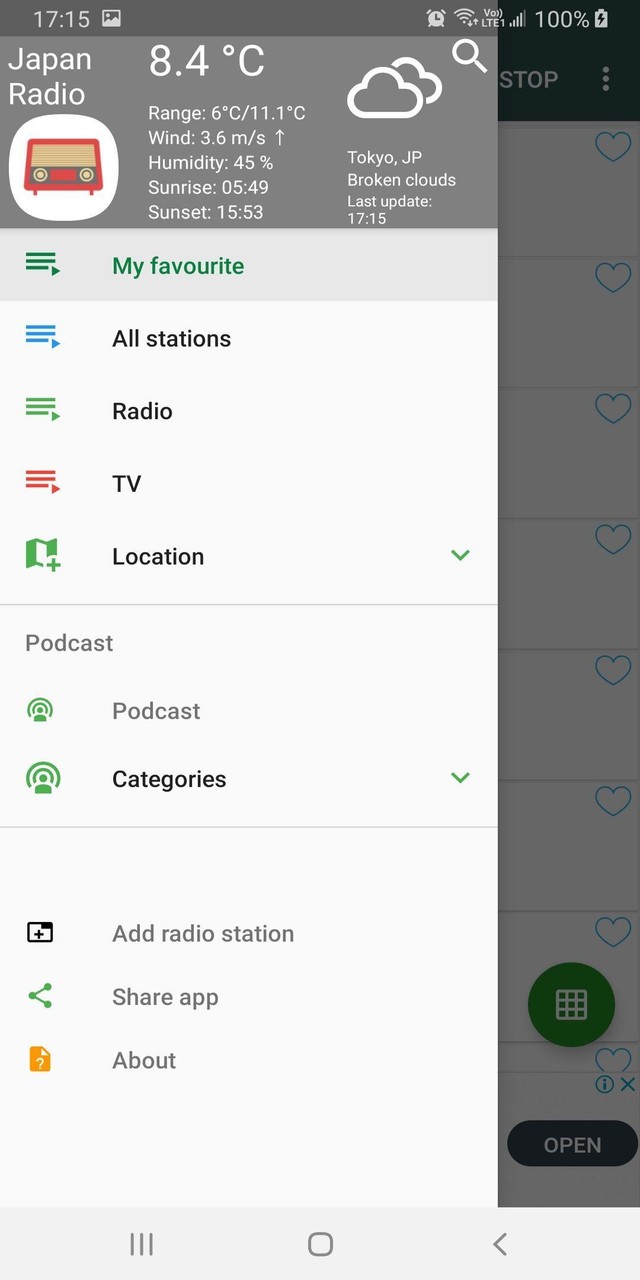 Japan Radio screenshot image 2_Popularmodapk.com