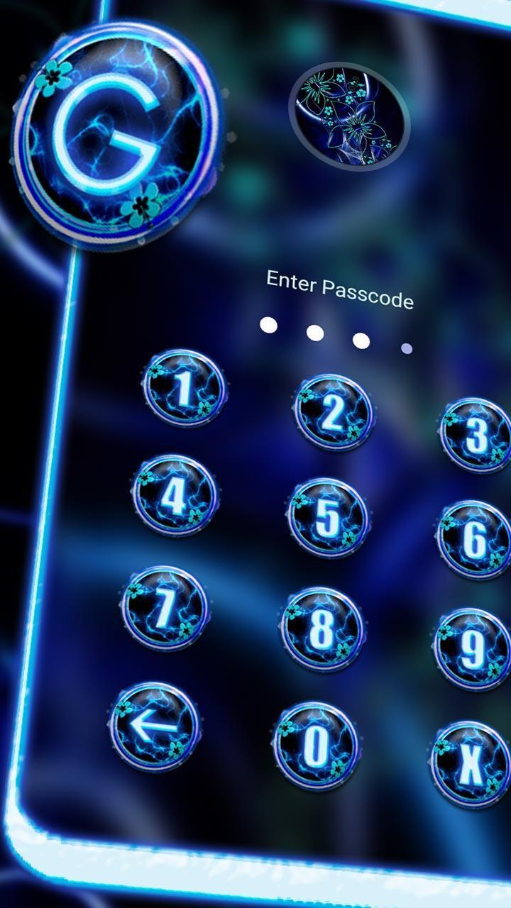 Dark Blue Fractal Theme Launcher screenshot image 9_Popularmodapk.com