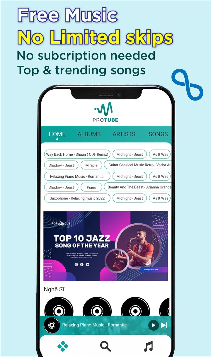 Protube Music Downloader MP3 screenshot image 4_Popularmodapk.com