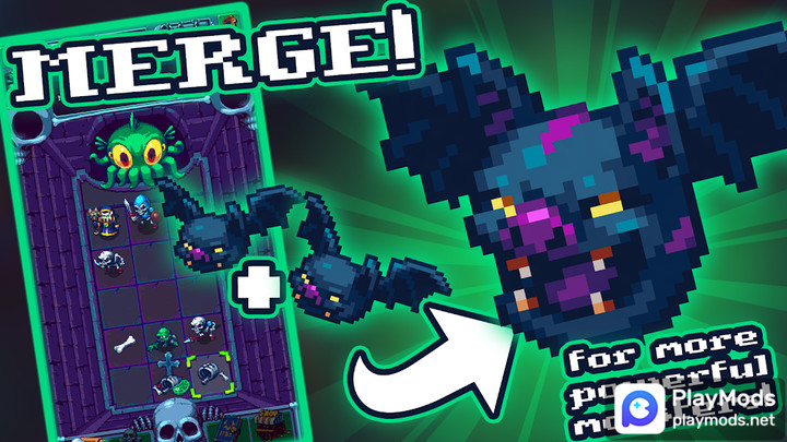 NecroMerger - Idle Merge Game<span>(Unlimited money)</span> screenshot image 1_Popularmodapk.com