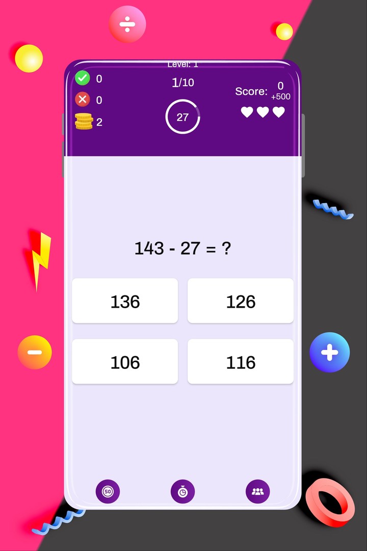 math game : Math Mastery Quest screenshot image 4_Popularmodapk.com