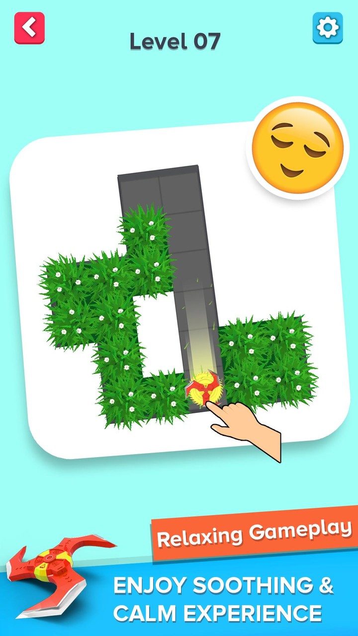 Grass Cut Master Relaxing Game screenshot image 4_Popularmodapk.com