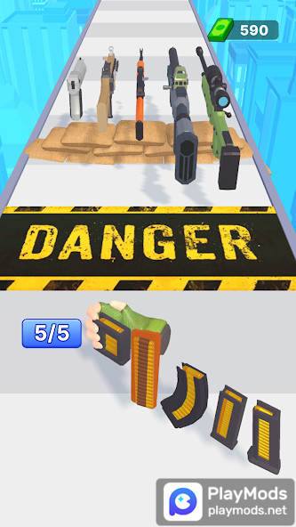 Bullet Run Rush: Bullet Shoot<span>(No Ads)</span> screenshot image 2_Popularmodapk.com