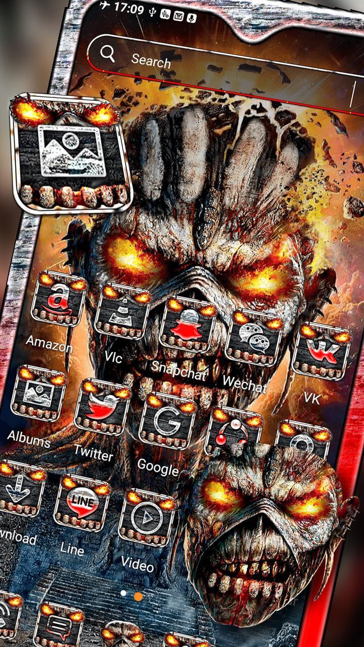 Fire Skull Theme screenshot image 3_Popularmodapk.com