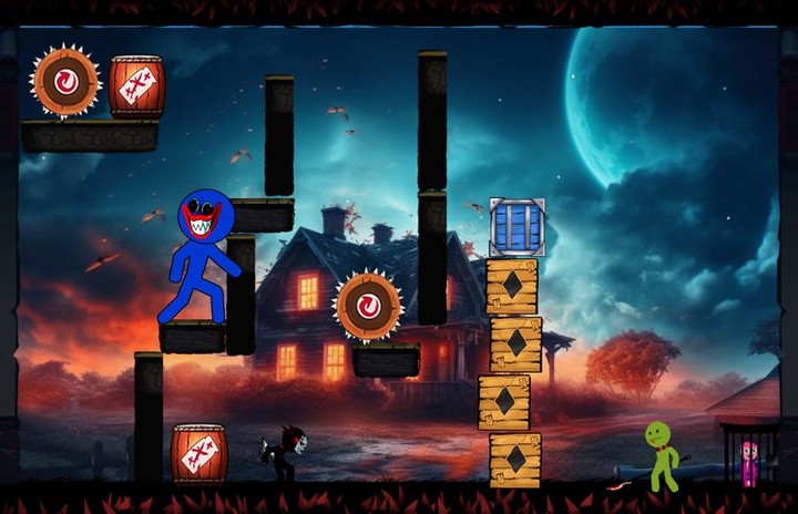 Poppy Stickman playground screenshot image 1_Popularmodapk.com