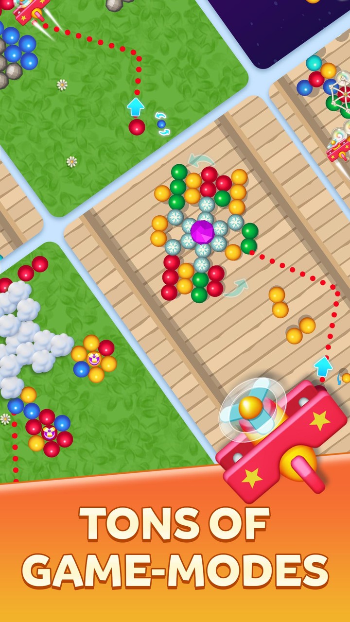 Bubble Fall 3D screenshot image 2_Popularmodapk.com