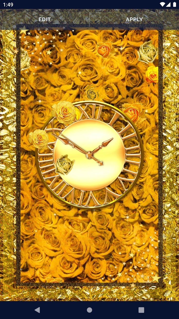 Golden Roses Live Wallpaper screenshot image 3_Popularmodapk.com