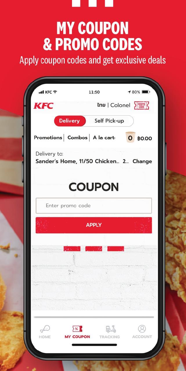 KFC Thailand-Online Food Ordering screenshot image 5_Popularmodapk.com