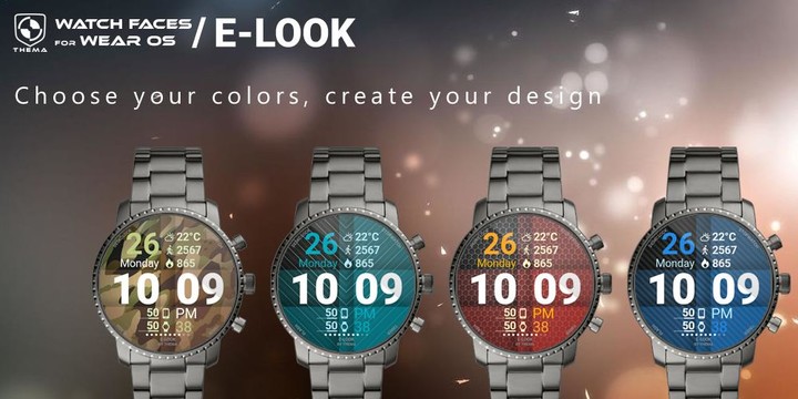 E-Look Watch Face screenshot image 2_Popularmodapk.com