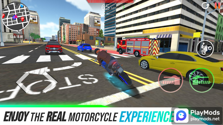 Motorcycle Real Simulator<span>(Large currency)</span> screenshot image 3_Popularmodapk.com