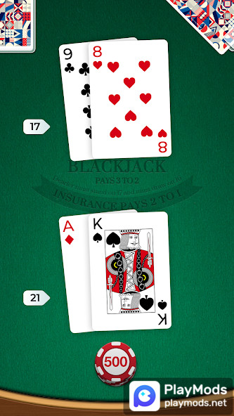 Blackjack<span>(No Ads)</span> screenshot image 1_Popularmodapk.com