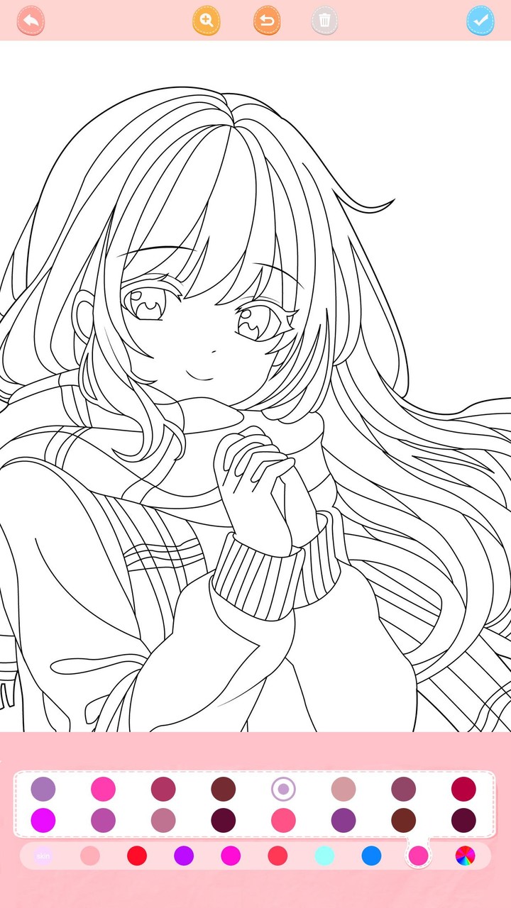 Anime Coloring: Anime Drawing screenshot image 4_Popularmodapk.com