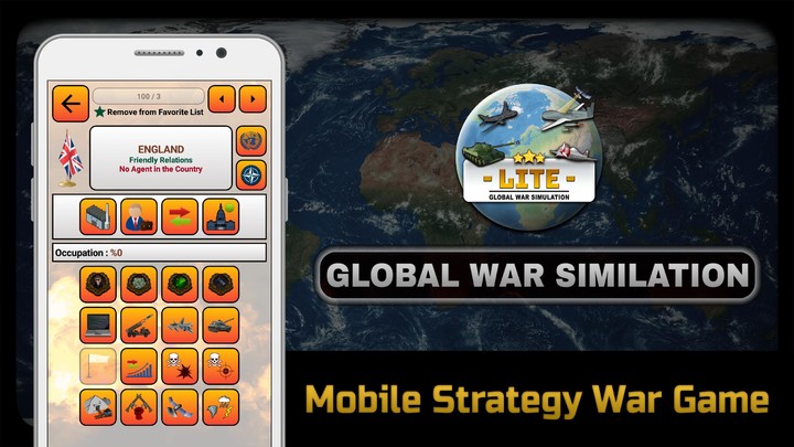Global War Simulation LITE screenshot image 2_Popularmodapk.com
