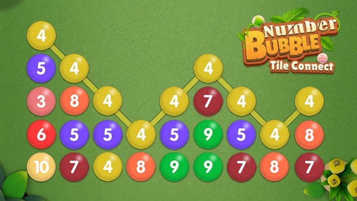 Number Bubble Tile Connect screenshot image 2_Popularmodapk.com