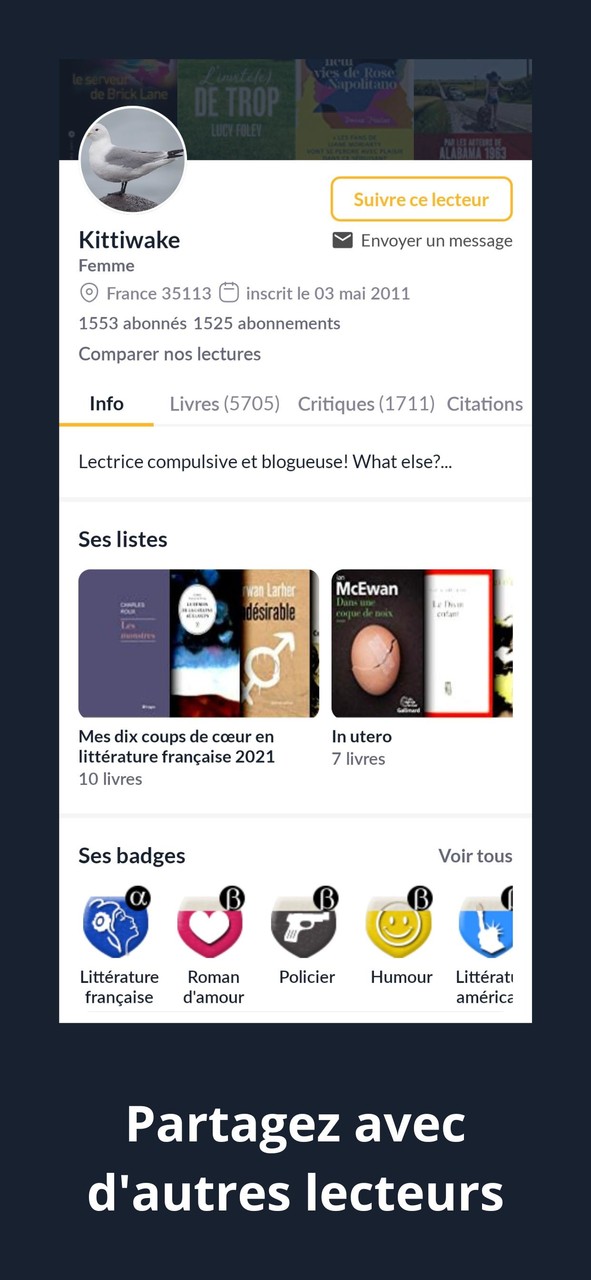 Babelio, ma bibliothèque en ligne screenshot image 9_Popularmodapk.com