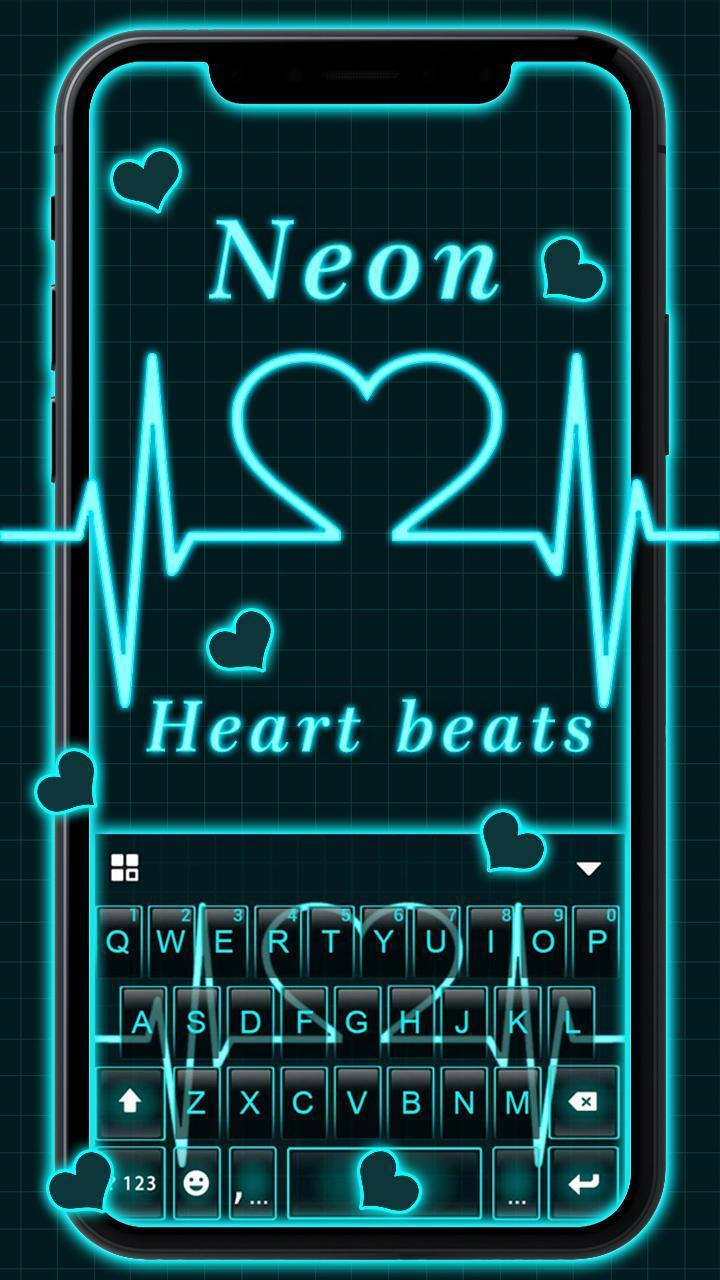 Neon Heart Love Theme screenshot image 4_Popularmodapk.com