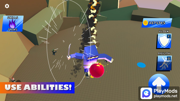Blade Ball: Dodgeball Offline<span>(No Ads)</span> screenshot image 3_Popularmodapk.com