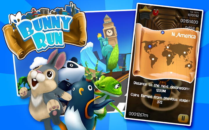 Bunny Run<span>(Unlimited money)</span> screenshot image 2_Popularmodapk.com