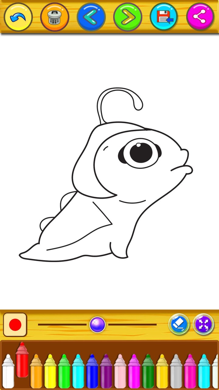 Sea Beast Coloring Book screenshot image 1_Popularmodapk.com