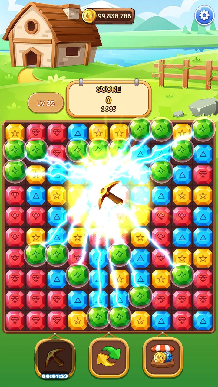 Ore&Gems Blast screenshot image 3_Popularmodapk.com