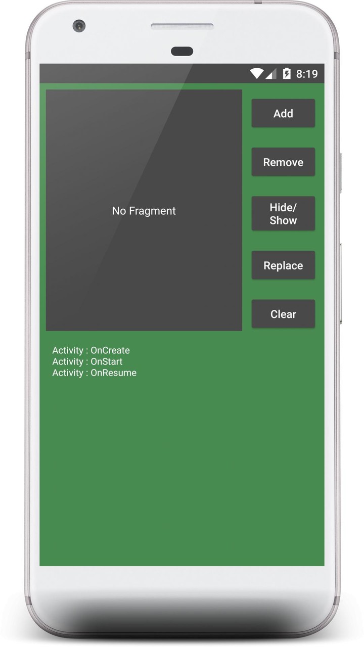 Activity-Fragment : Life Cycle screenshot image 6_Popularmodapk.com