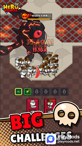 Hero Village – Idle RPG<span>(mod menu)</span> screenshot image 3_Popularmodapk.com