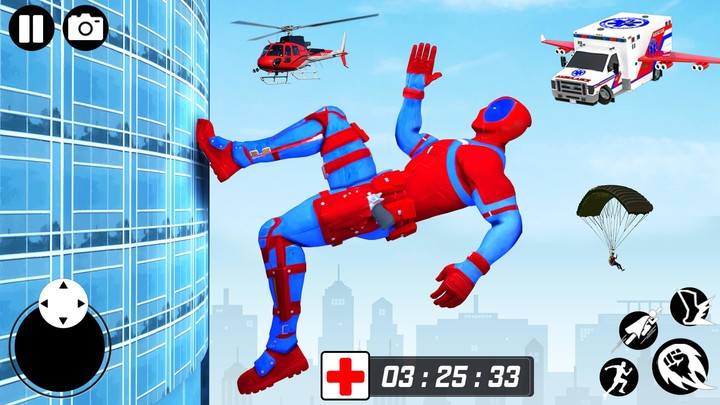 Flying Robot Hero Spider Games screenshot image 3_Popularmodapk.com