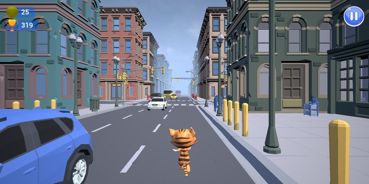 Cat Run - Endless Runner Game screenshot image 1_Popularmodapk.com