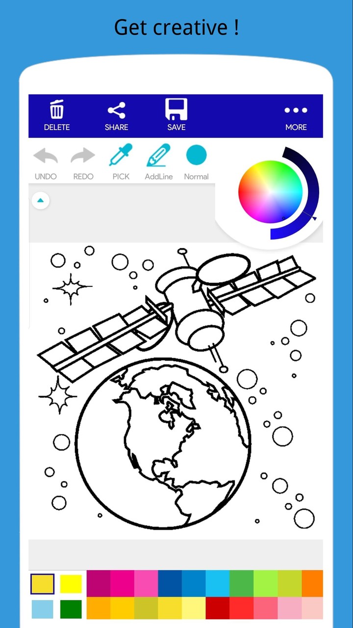 Planet & Space Coloring Book screenshot image 10_Popularmodapk.com