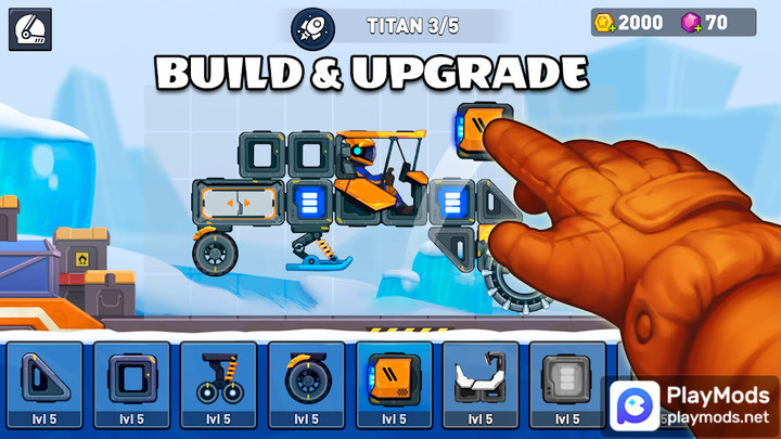 Rovercraft 2<span>(No ads)</span> screenshot image 1_Popularmodapk.com