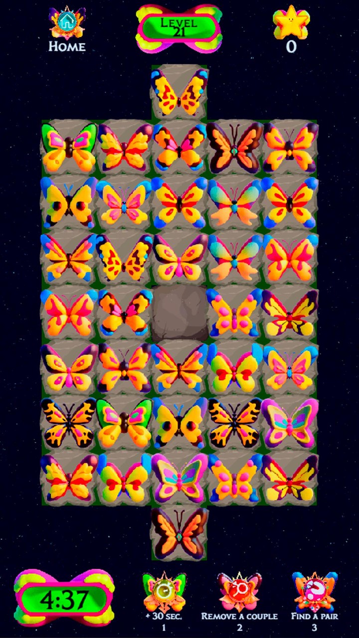Mahjong Solitaire Butterfly screenshot image 1_Popularmodapk.com