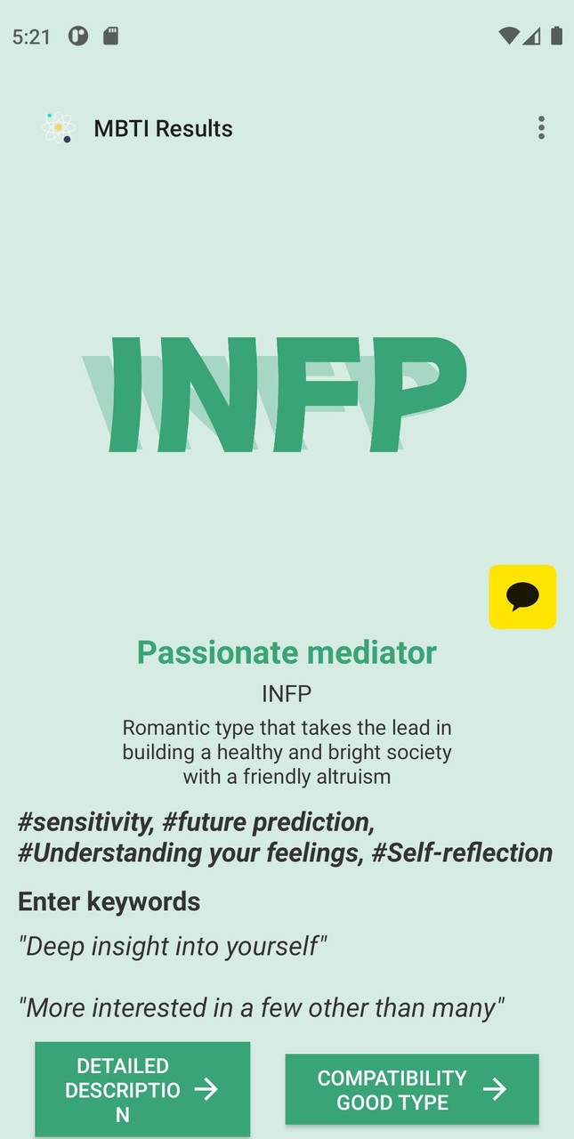 MBTI Test - 16 Personality screenshot image 3_Popularmodapk.com