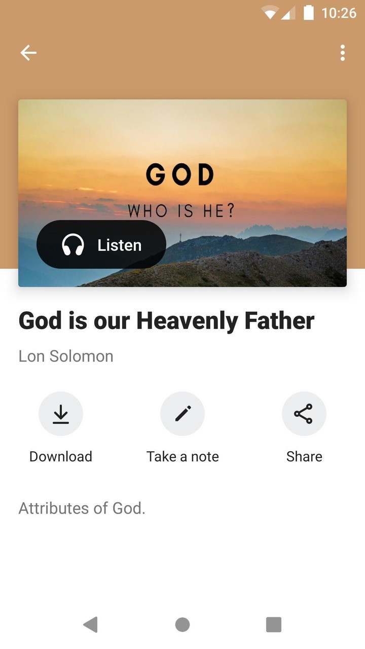 Lon Solomon Ministries screenshot image 3_Popularmodapk.com