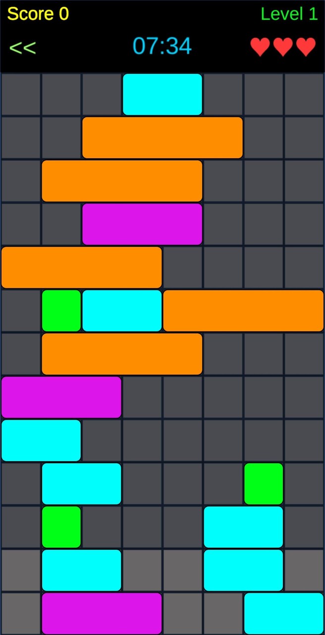 Countdown Blocks - Falling blo screenshot image 1_Popularmodapk.com