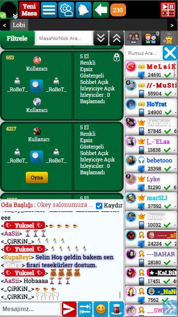 OkeyMobil.Com Okey Oyunu Oyna screenshot image 2_Popularmodapk.com