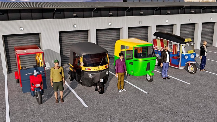 Rickshaw Driving Rickshaw Game screenshot image 5_Popularmodapk.com