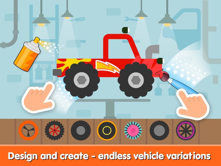 Kids Monster Truck Games 2+ screenshot image 5_Popularmodapk.com