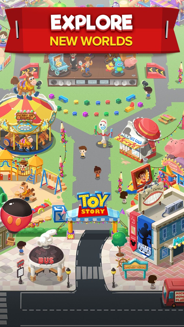 Disney POP TOWN screenshot image 1_Popularmodapk.com