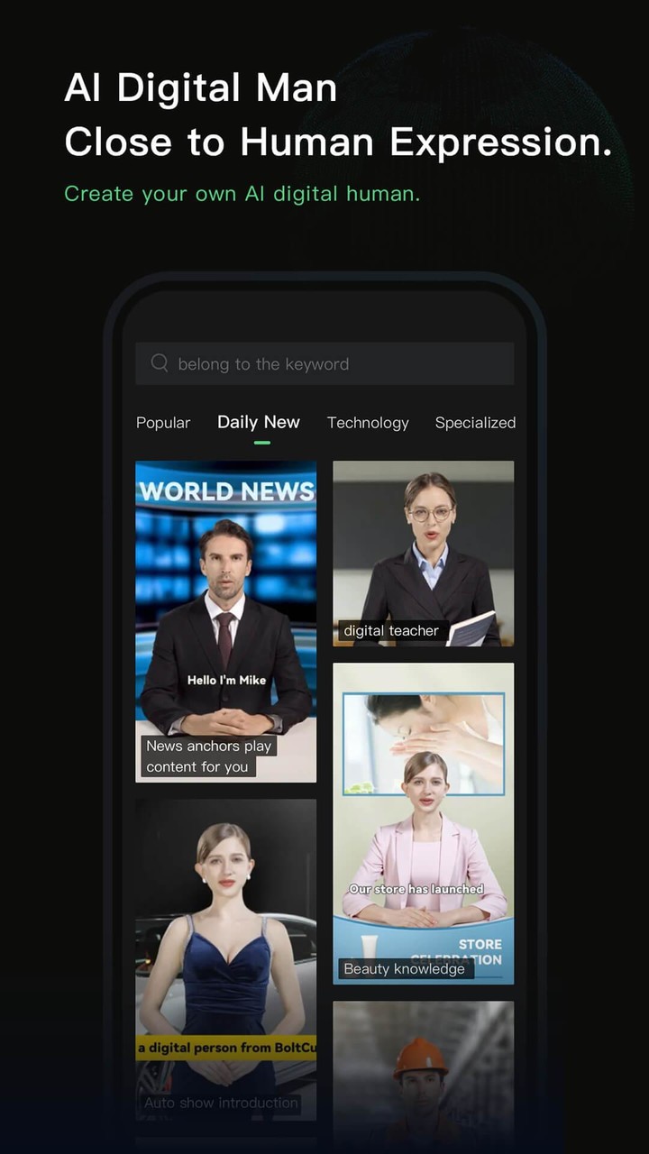 DigiFace - Digital Human screenshot image 3_Popularmodapk.com