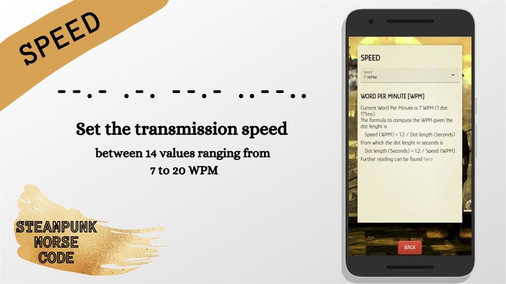 Steampunk Morse Code screenshot image 3_Popularmodapk.com