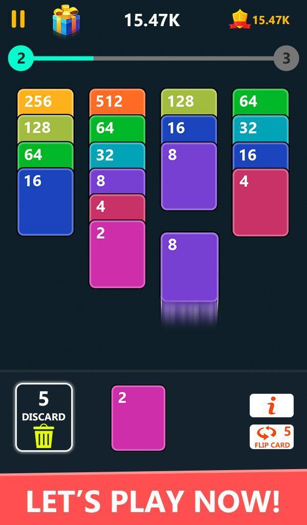 2048 Card Game - 2048 Zen Card screenshot image 1_Popularmodapk.com