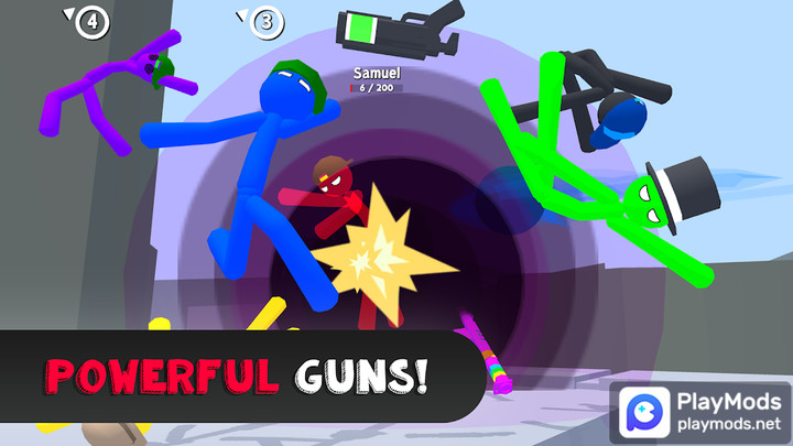 Stickgrounds.io: Stumble Wars<span>(No ads)</span> screenshot image 3_Popularmodapk.com